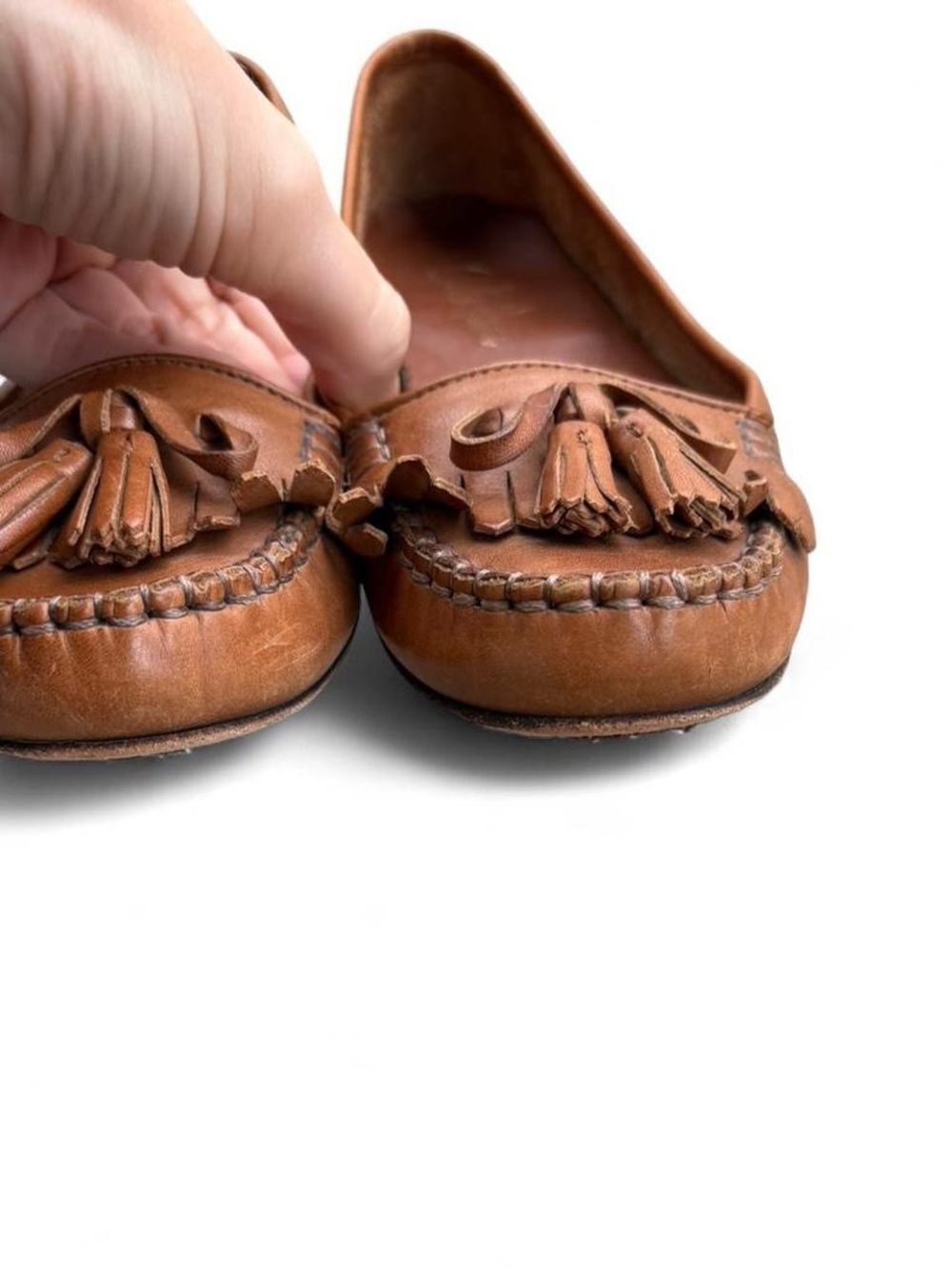 Vintage leather Cole Haan cute moccasins women’s 6 - Picture 3 of 7